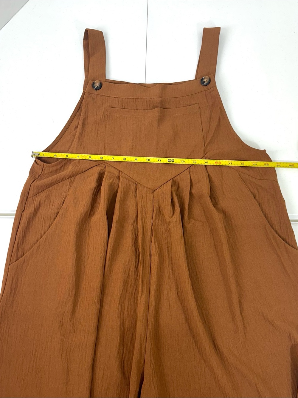 Dokotoo women’s brown sleeveless wide leg jumpsuit romper XL New - Picture 10 of 14